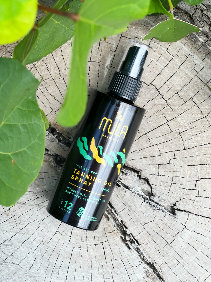 Tanning Oil Spray SPF 12 Mula Maldives